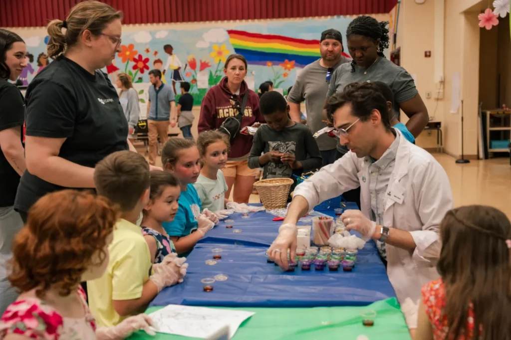 A recent STEM Night event at Cornwall Terrace Elementary School allowed students and parents to explore hands-on activities focused on science, technology, engineering and math.