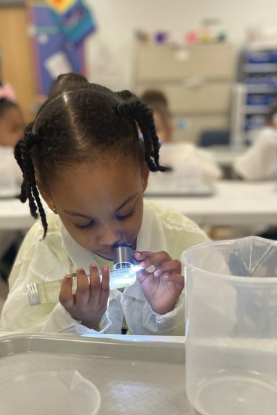 Girl w Microscope